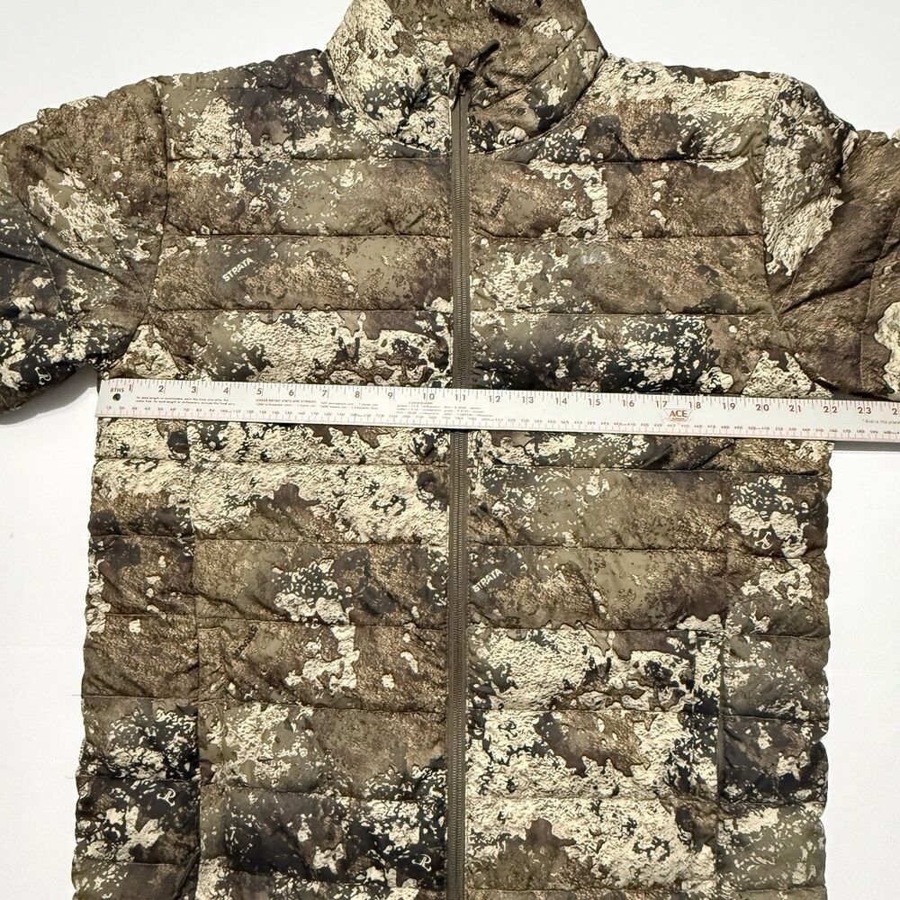 Cabela's 3M Insulated Puffy Strata Camouflage Jacket Men’s Medium TrueTimber Zip - Picture 7 of 10